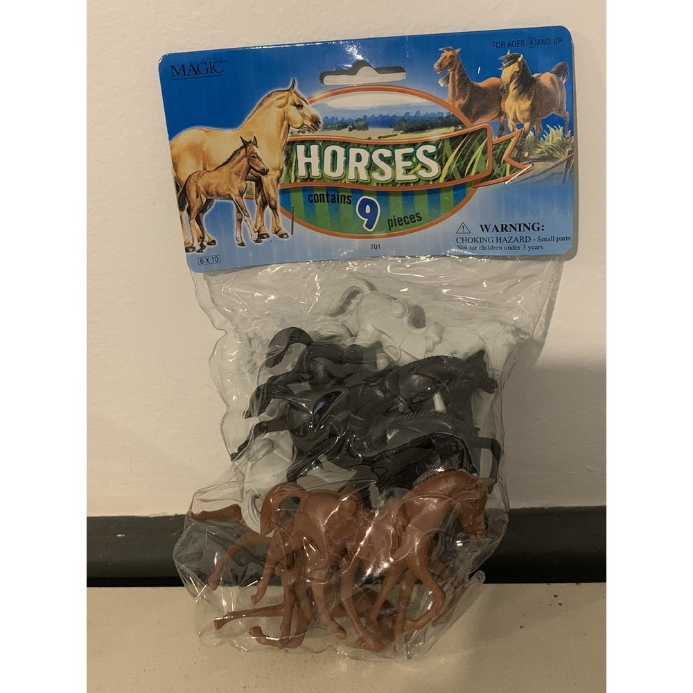 Magic Pack Of 9 Saddled Horses For Cavalry And Infantry In 54mm Scale New Sealed